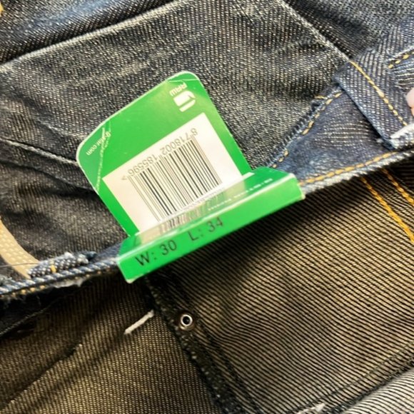 NWT G-Star Raw 3301 Men's Blade Loose Travis Wash Denim Jeans Size 30/34 - Picture 5 of 7